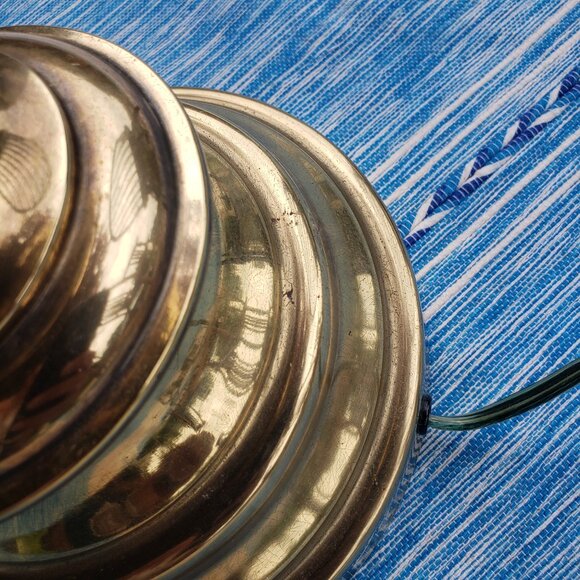 Vintage Stiffel Brass Candlestick Table Lamp - Picture 6 of 6